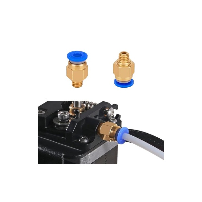 DIANN 20pcs PC4-M6 Pneumatic Fitting for Creality Ender 3/3 Pro/3