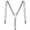 Zac's Alter Ego Men/Ladies 25mm Width Adjustable Sequin Braces/Suspenders -