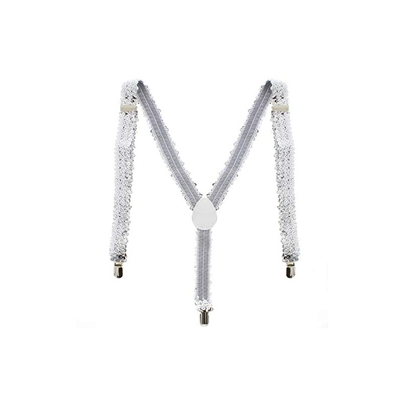Zac's Alter Ego Men/Ladies 25mm Width Adjustable Sequin Braces/Suspenders -