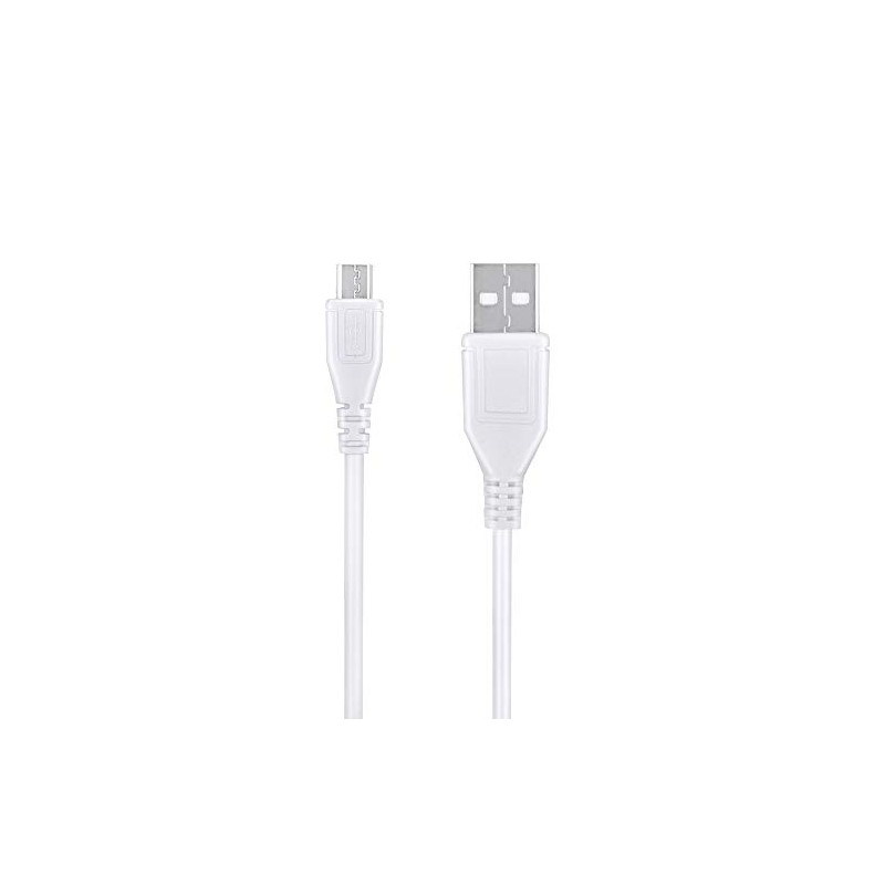 ABLEGRID 5ft White Micro USB 5Pin Charging Power Cable Cord