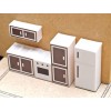 - Muebles Para Maquetas Set Casa Habitación Escala 150 -