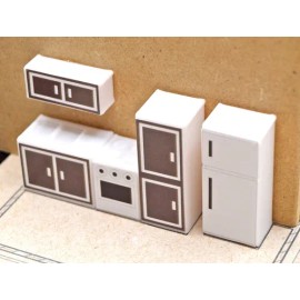 - Muebles Para Maquetas Set Casa Habitación Escala 150 -                                                                                              