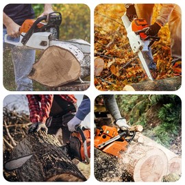 OKYMOTOR 6 Inch Chainsaw Chain, 5 Pack Chainsaw Chain and 2 Pack Guide Bar, Replacement Chains for 6 Inch Cordless Electric Portable Mini Chainsaw - 37 Drive Links