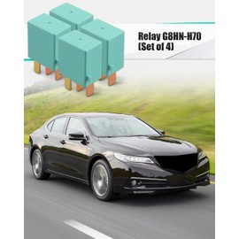 G8HN-H70 39794-S0K-A01 Automotive Relay, DC12V 20A Micro ISO Plug-in Relay Fit for Honda Acura Vehicle Replace 39794-S04-004, 4Pcs