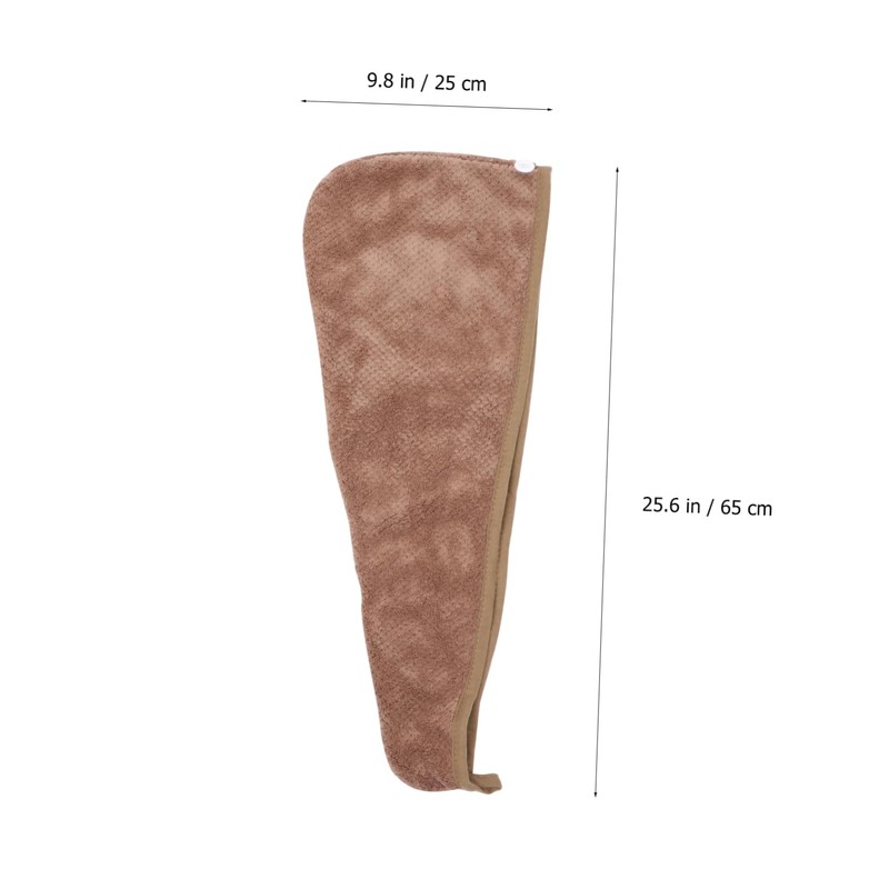 SAFIGLE 2pcs Microfiber Hair Drying Caps Fast Drying Towel Wraps