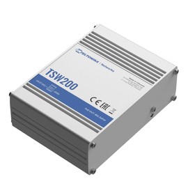 TELTONIKA TSW200 - Industrial Unmanaged PoE+ Switch - Does not include Power Supply NHT-PR320AUA