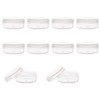 ZEJIA 10 Gram Cosmetic Containers 10pcs Sample Jars with Lids
