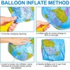 SHATCHI Inflatable World Globe Earth Map Geography Teacher Aid Ball