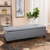 Christopher Knight Home Glouster PU Storage Ottoman, Grey