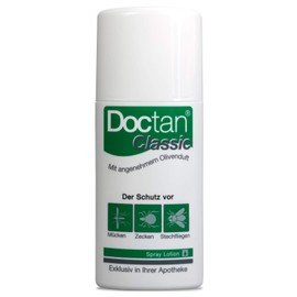 Doctan® Classic Lotion - Up to 12 Hours Protection Against Mosquitoes, Ticks, Lickflies, Malaria Prophylaxis, Zika Virus, Olive Fragrance
