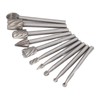 10 Pcs Rotary File Fast Chip Cutting Grinder Bit High