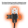 Immdinogo Hotend Heating Assembly Compatible with BambuLab H2S: Quick-Change Extruder