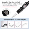 MIPREZT [4 Packs] Rechargeable Green Light Flashlight Long Distance Range