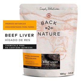 Back 2 Nature Premios Deshidra. Corazón/ Hígado Res 100 Grs TIPO DE CARNE CORAZÓN