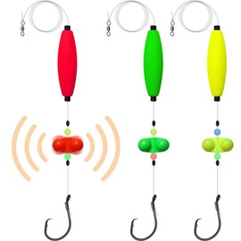 Dovesun Catfish Rigs Santee Rig Catfish Float Rigs Catfishing Tackle Cigar Float-5/0Hook * 3PCS