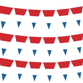 32.8ft Netherlands Flag Bunting with 30 Flag for Oly Games,Holland Triangle Flag 14 x 21cm Oly Flags Decoration 2024,Holland Bunting Flag Banner for Garden,Bar,Party and Street Oly 2024 Decoration