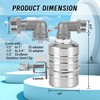 MEUPMEOP Float Valve, 1/2" to 3/4" 1" 304 Stainless Steel