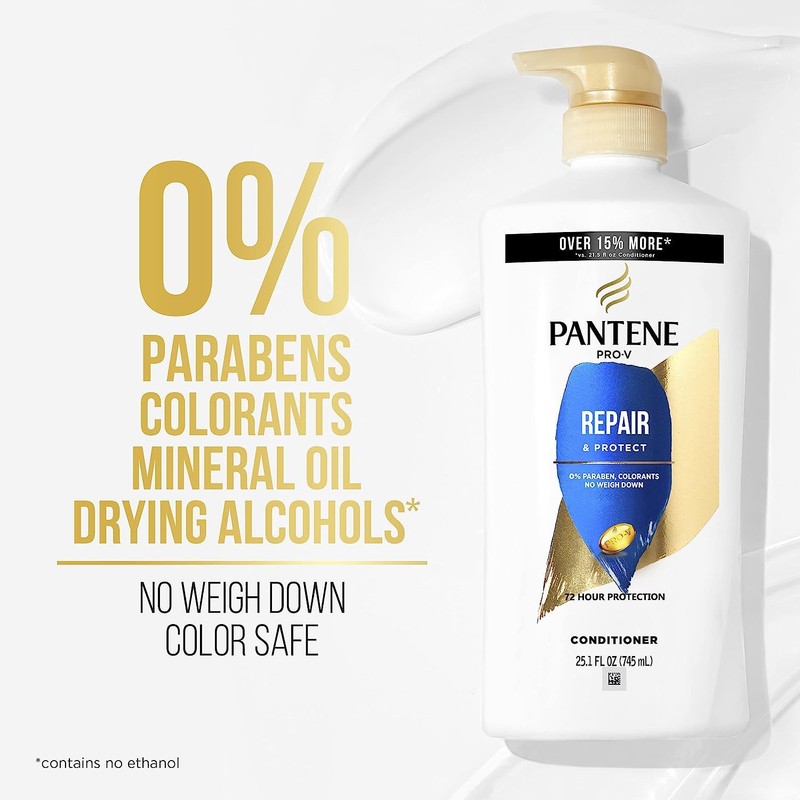 Pantene Shampoo, Conditioner and Hair Treatment Set, Repair & Protect
