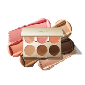 ICONIC LONDON Paleta de rubor, bronceador e iluminador en crema multiusos, Maquillaje vegano y sin crueldad animal