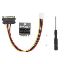 M.2 NGFF Key A A+E E to PCIE 1X Adapter 4pin 5V 12V Power Supply High Reliability NGFF A E to PCIE Express X1 Adapter for Linux