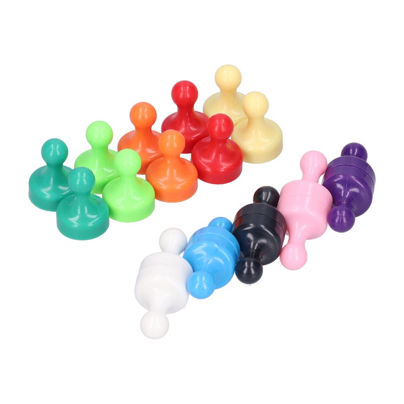 20Pcs Strong Magnet Push Pins for Memo Board Painting Calligraphy