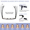 fadbon Oprah Style Progressive Multifocus Reading Glasses for Women,Blue Light