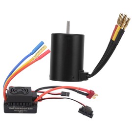Waterproof 3650 4500KV Brushless Motor 60A Brushless ESC Combo Set for 1/8 1/10 RC Car