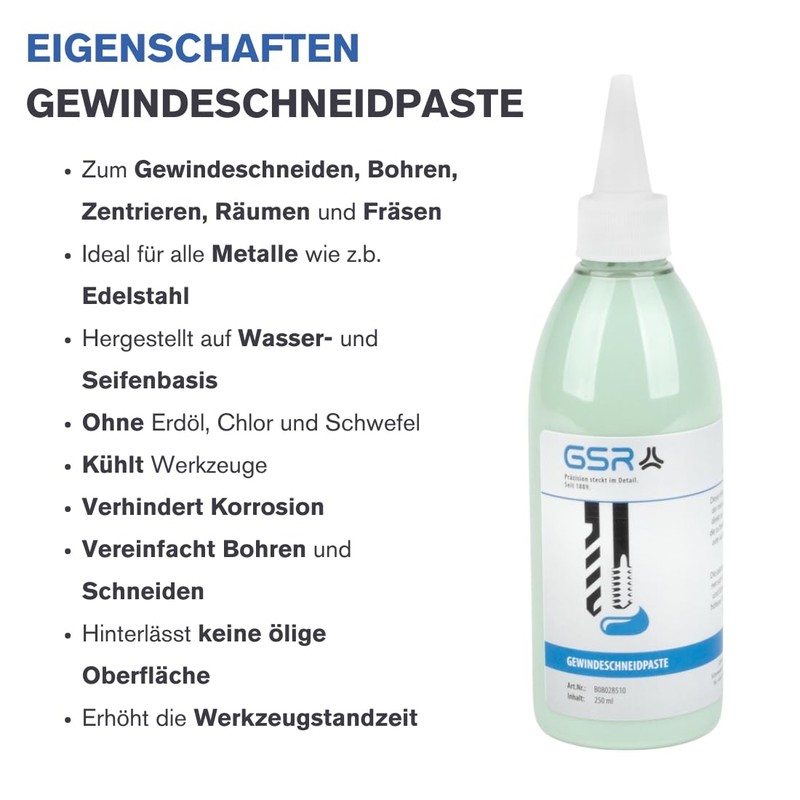 Tapping means/lubricating oil 200 ml