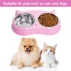 YXQ Dog Bowls Double Dog Water and Food Bowls Stainless