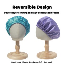 AKISS Baby Infant Newborn Toddler Satin Silk Hair Bonnet Cap for Sleeping 0-3 0-6 3-6 6-12 Months 1-2 1-3 Years