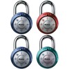 Master Lock 1561DAST Combination Dial Padlock, with Aluminum Cover, 1-7/8-inch