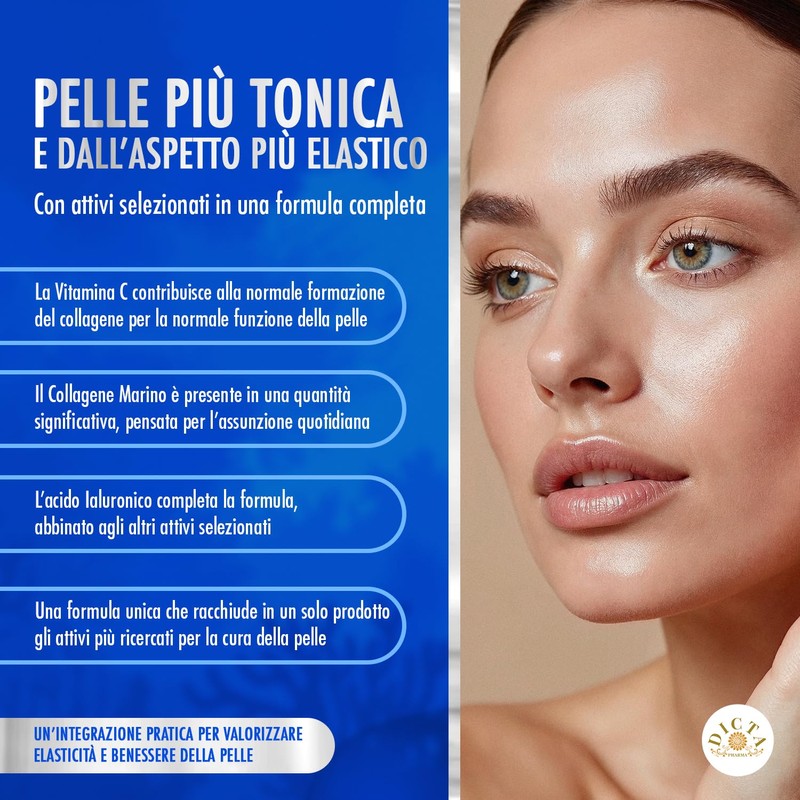 Collagene Marino con Acido Ialuronico Forte 120 Cpr 3000mg -