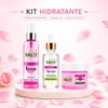 Salix Kit Hidratante Skincare con Crema Rosas Serum Oil y