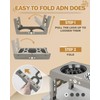 Elevated Dog Bowls, Dog Feeder with 2 Stainless Steel Dishes
