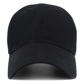 KBETHOS® True Comfort Women Men Adjustable Cotton Baseball Cap Stylish & Low Crown Design, BLK