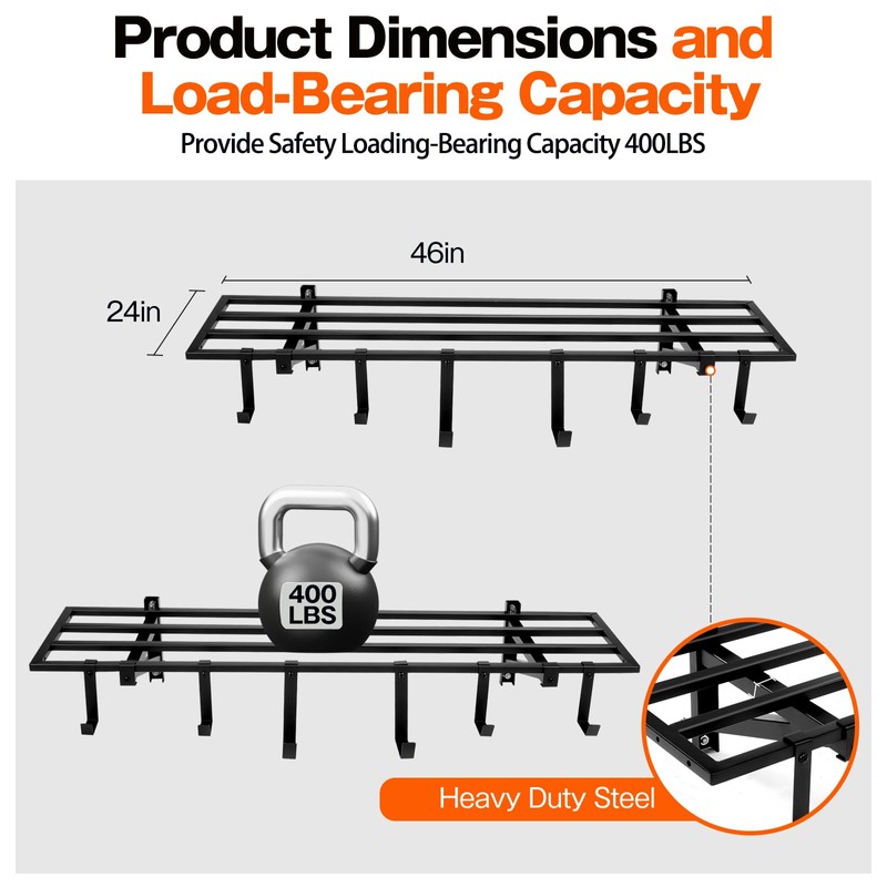 Colinktool Garage Wall Shelving, 1X4 ft Garage Storage Rack,Heavy Duty