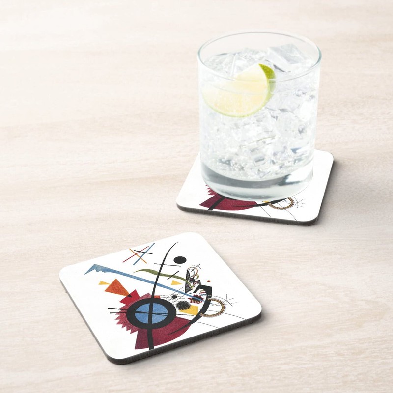 Cork Coasters - Wassily Kandinsky Art Contemporary Artwork - Set