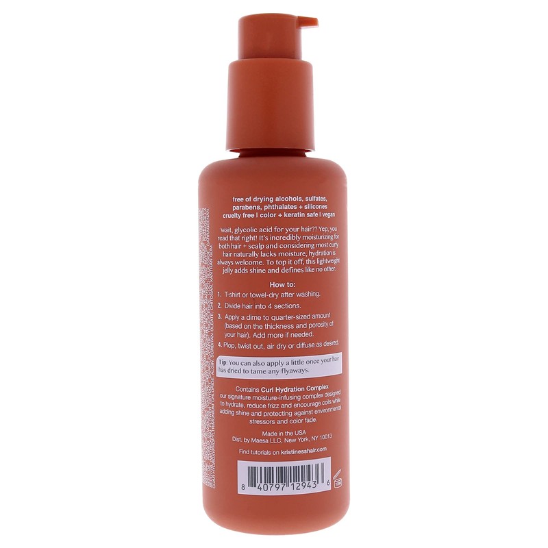 Kristin Ess Weightless Shine Curl Defining Jelly Unisex 6.7 oz
