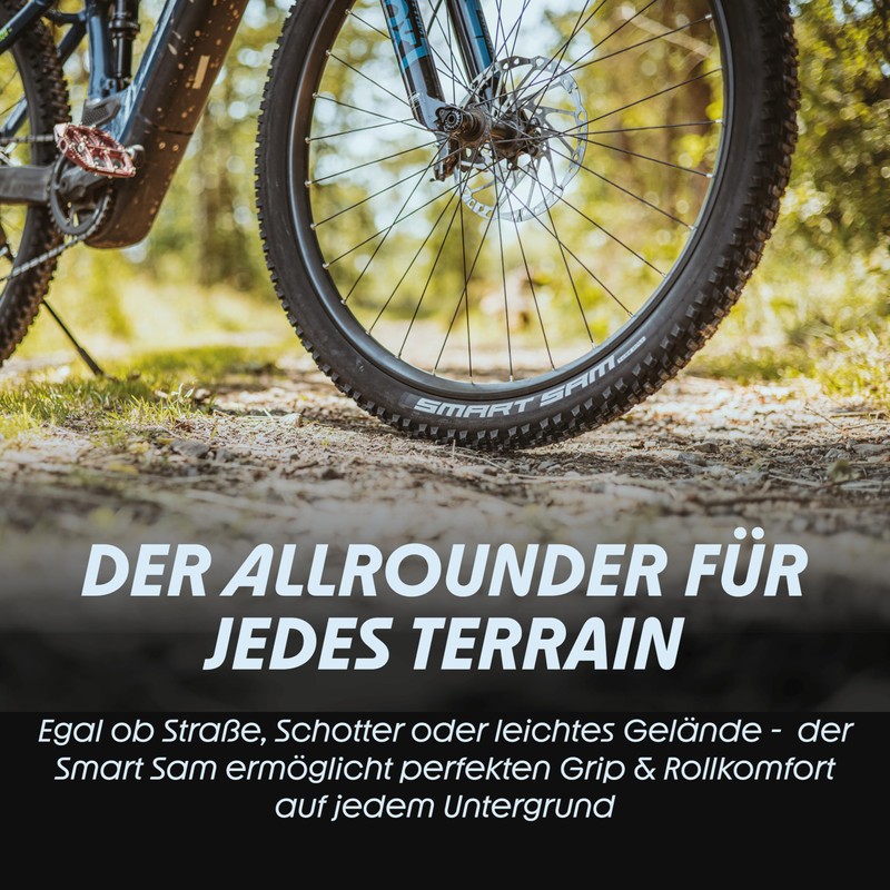 Schwalbe Smart Sam MTB Bicycle Tyre - All-Round Tyre with