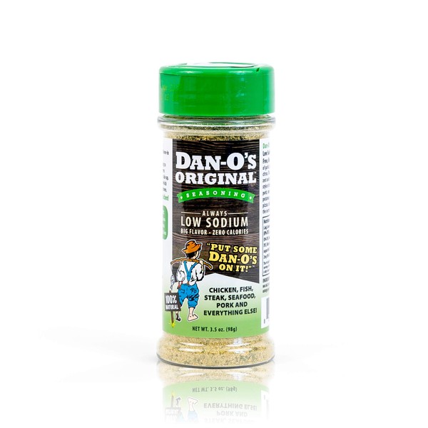 Dan-O's Original Seasoning - All Natural, Low Sodium, No Sugar, No MSG (3.5 oz)