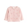 NEXT Cardigan, Butterfly Embroidered Pink
