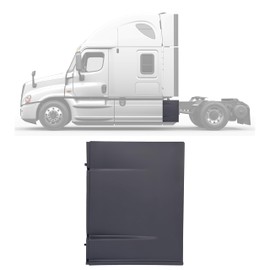 KUAFU Side Fairing Panel Compatible with 2008-2017 Freightliner Cascadia Rear Step Fairing Panel Semi Trucks Left/Driver Side Painted Gray Plastic
