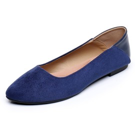 VenusCelia Snug2 Zapatos planos para mujer, Azul Marino Slip, 11