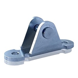 RhedexX® Gas Spring Mounting Parts Bracket Angle Plate for Gas Pressure Damper Gas Springs 71 mm x 19.5 mm Diameter 8 mm Angle Plate 1-8 mm