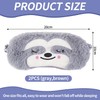 Pack of 2 Sleeping Eye Mask, Sloth Eye Mask, Cute
