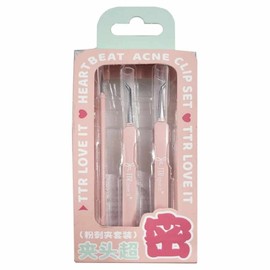 3-piece skin care tool set, sebum tweezers, blackhead remover / 피부관리 툴 3종세트 피지핀셋 블랙헤드제거기