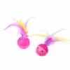 BeeSpring Cat Balls Interactive Cat Toy Feather Balls with Loud