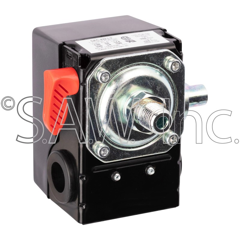 DeVilbiss Z-CAC-4221-3 DeVilbiss/Craftsman 1/4 NPT Port Pressure Switch 100/125 PSI