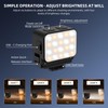 Flymile 2PCS Pocket 3 Magnetic Mini LED Light Accessories, 8700K