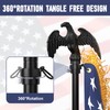 Indoor Flag Pole and Stand (8FT-2Pack)